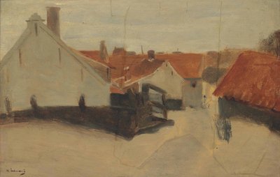 Straat in Scheveningen door Max Liebermann